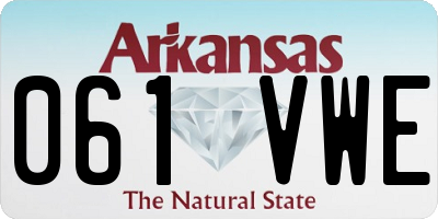 AR license plate 061VWE