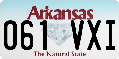 AR license plate 061VXI