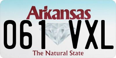 AR license plate 061VXL