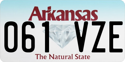 AR license plate 061VZE