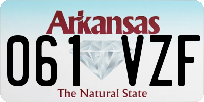 AR license plate 061VZF