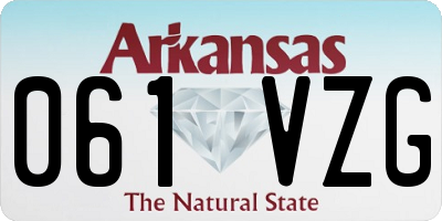 AR license plate 061VZG