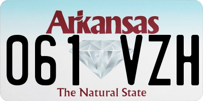 AR license plate 061VZH