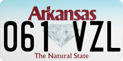 AR license plate 061VZL