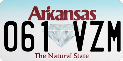 AR license plate 061VZM