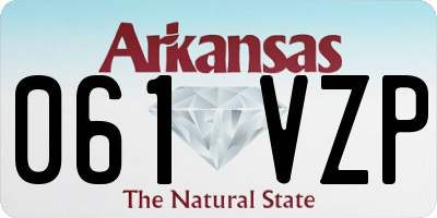 AR license plate 061VZP