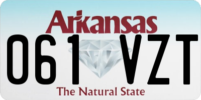 AR license plate 061VZT