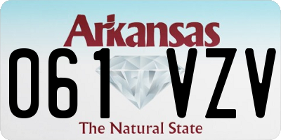 AR license plate 061VZV
