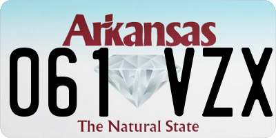 AR license plate 061VZX