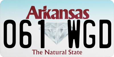 AR license plate 061WGD