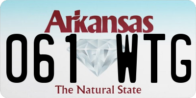 AR license plate 061WTG