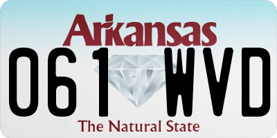 AR license plate 061WVD