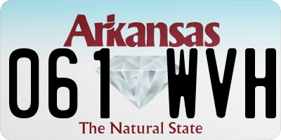 AR license plate 061WVH