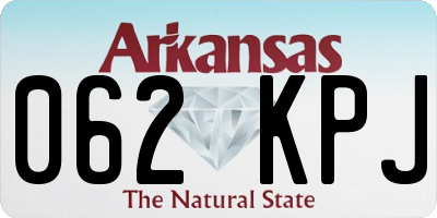 AR license plate 062KPJ