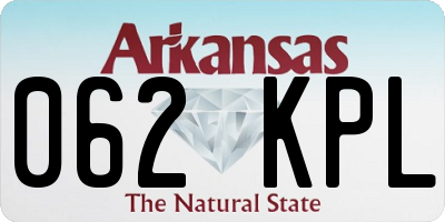 AR license plate 062KPL