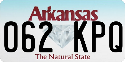 AR license plate 062KPQ