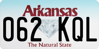 AR license plate 062KQL