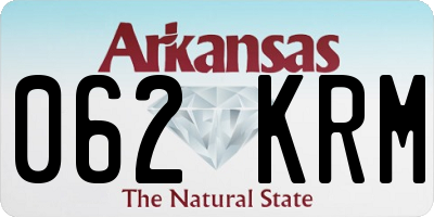 AR license plate 062KRM