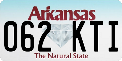 AR license plate 062KTI