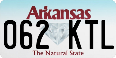 AR license plate 062KTL