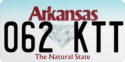 AR license plate 062KTT