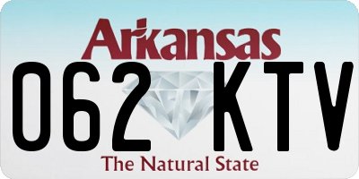 AR license plate 062KTV