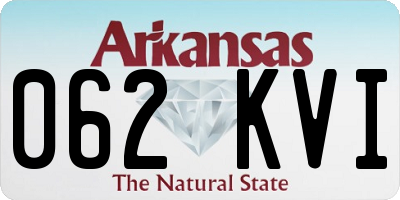 AR license plate 062KVI
