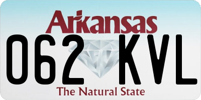 AR license plate 062KVL