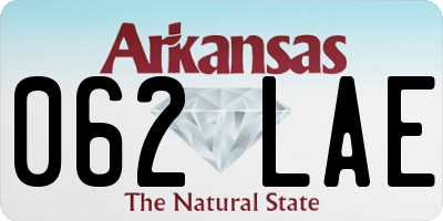 AR license plate 062LAE