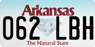 AR license plate 062LBH