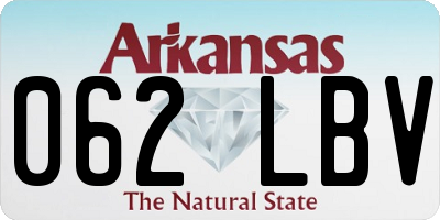 AR license plate 062LBV