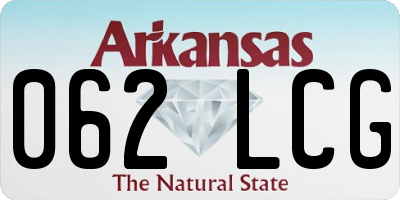 AR license plate 062LCG