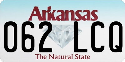 AR license plate 062LCQ