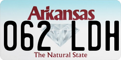 AR license plate 062LDH