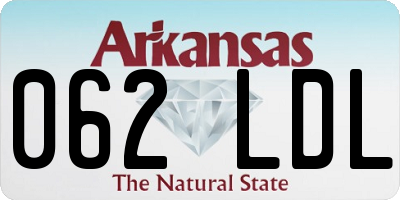 AR license plate 062LDL
