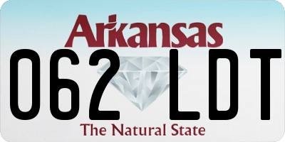 AR license plate 062LDT