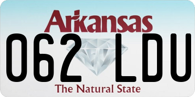 AR license plate 062LDU