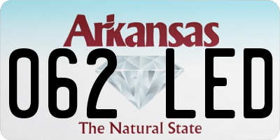 AR license plate 062LED