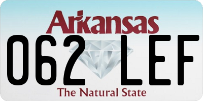 AR license plate 062LEF