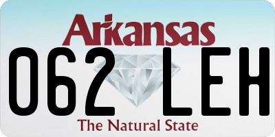 AR license plate 062LEH