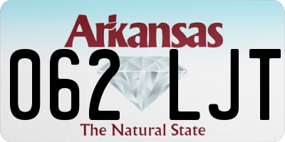 AR license plate 062LJT