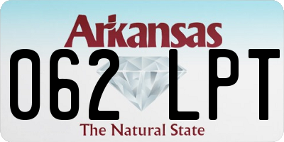 AR license plate 062LPT