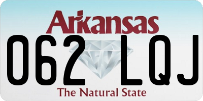AR license plate 062LQJ
