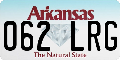 AR license plate 062LRG