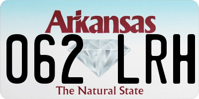 AR license plate 062LRH