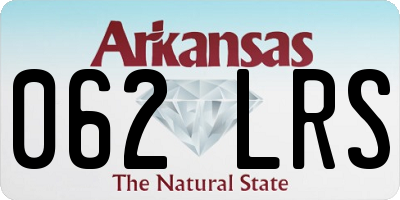 AR license plate 062LRS