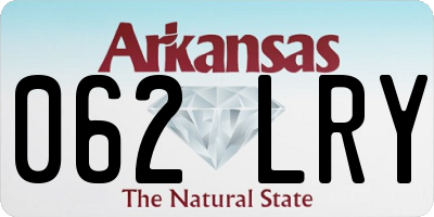 AR license plate 062LRY