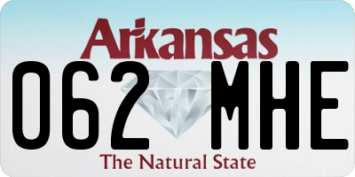AR license plate 062MHE