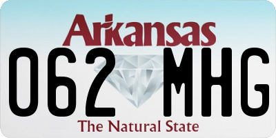 AR license plate 062MHG
