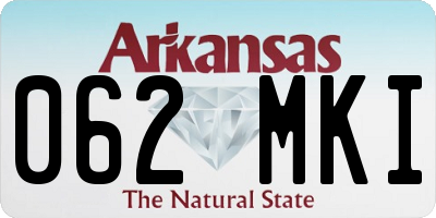 AR license plate 062MKI
